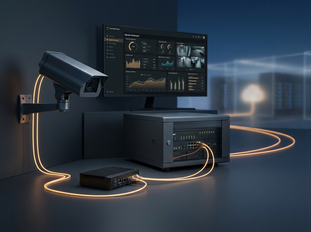 Edge, on-premises, cloud, and hybrid video-analytics deployment architecture